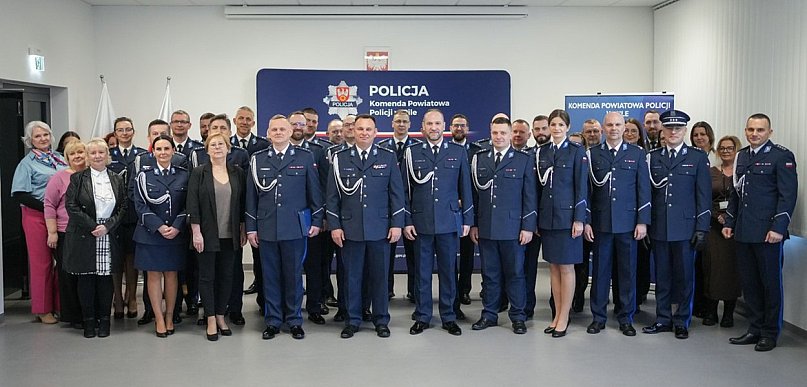 Komendant Powiatowy Policji w Pile przedstawił swoich zastępców