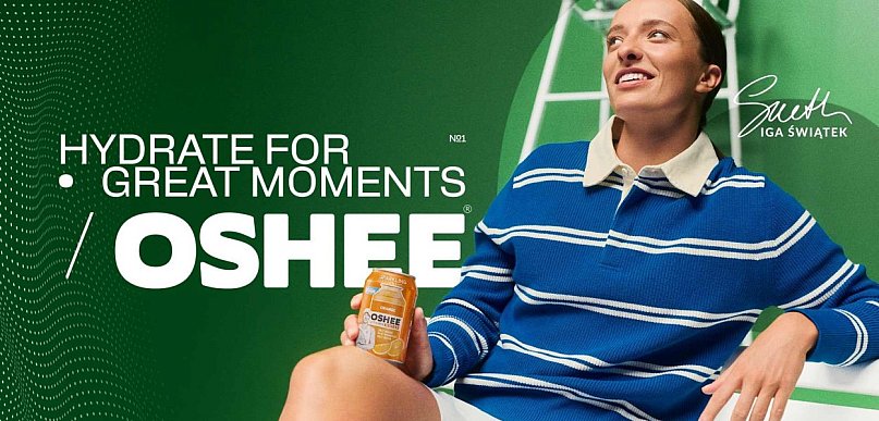 OSHEE i Iga Świątek wracają z nową odsłoną „Hydrate for Great Moments”