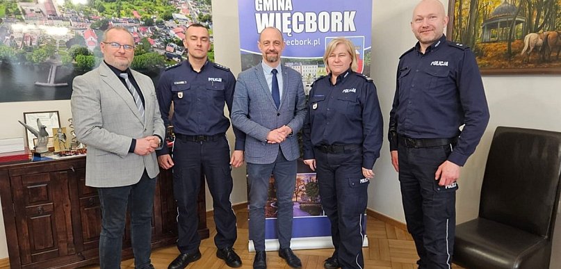 Zmiany kadrowe na posterunkach Policji w Więcborku i w Kamieniu Krajeńskim