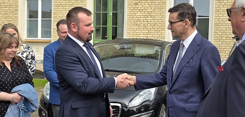 Mateusz Morawiecki z wizytą w Krajence
