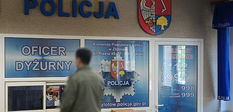 Kuriozalne zatrzymanie w Złotowie. Przyszedł na dozór z narkotykami, prosto z kome