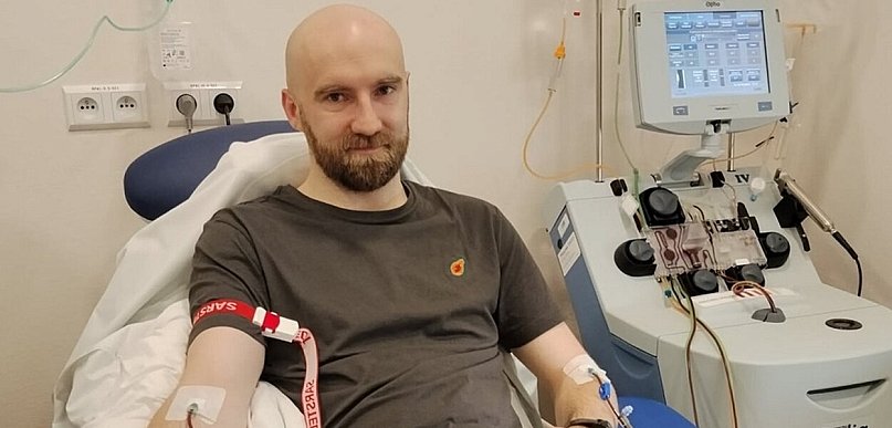 Nakielski policjant został dawcą szpiku kostnego