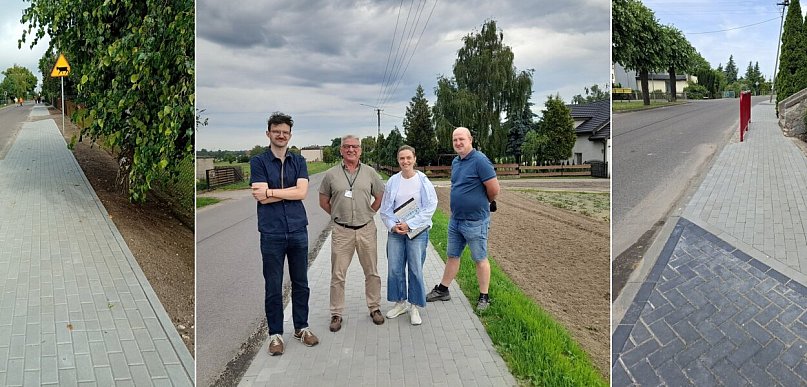 Gmina Sośno: Mierucin z nowym chodnikiem