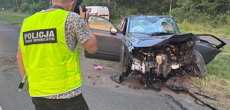 Śmiertelny wypadek w powiecie nakielskim. Wstępne ustalenia Policji