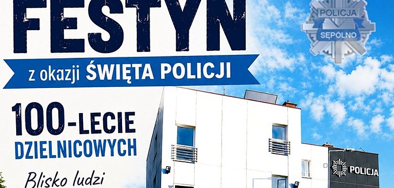 Więcbork: Festyn z okazji obchodów Święta Policji - świętuj z policjantami 100-lec