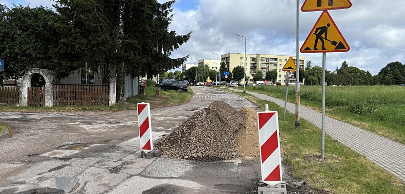 Ruszył remont głównej ulicy na Osiedlu Sikorskiego w Człuchowie