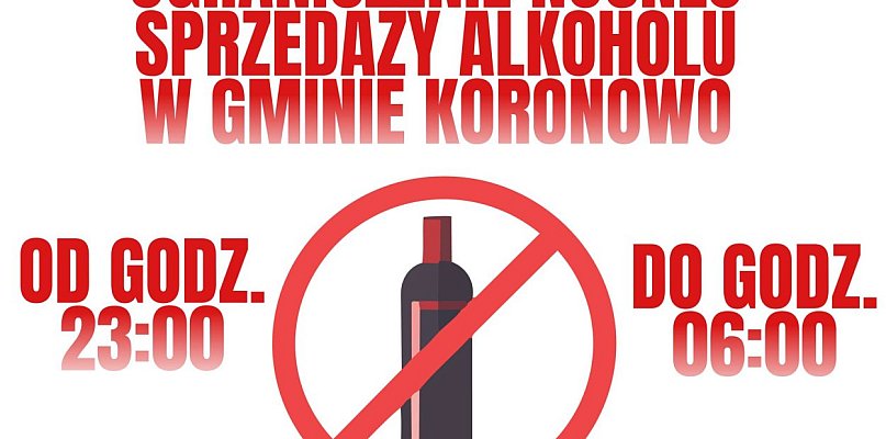 Nocny zakaz sprzedaży alkoholu w gminie Koronowo? Burmistrz pyta o zdanie - 33172