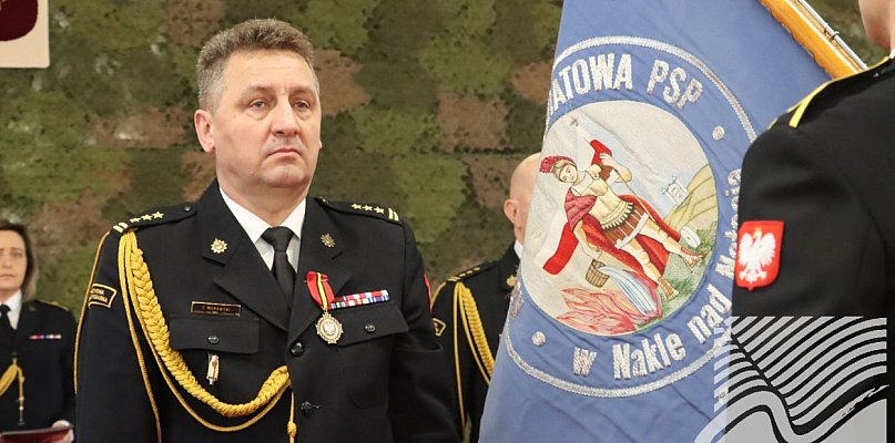 Uroczyste przekazanie obowiązków Komendanta Powiatowego PSP w Nakle nad Notecią