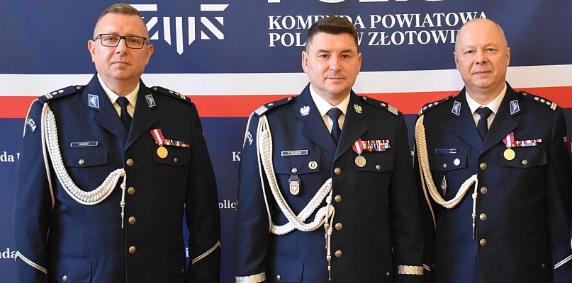 Złotów: Uroczyste przekazanie obowiązków Komendanta Powiatowego Policji
