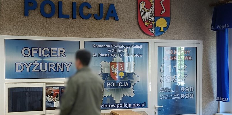 Kuriozalne zatrzymanie w Złotowie. Przyszedł na dozór z narkotykami, prosto z kome