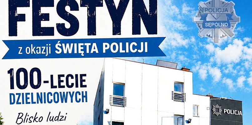 Więcbork: Festyn z okazji obchodów Święta Policji - świętuj z policjantami 100-lec