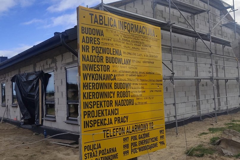 Częściowy odbiór budowy pierwszego w gminie Kamień Krajeński żłobka