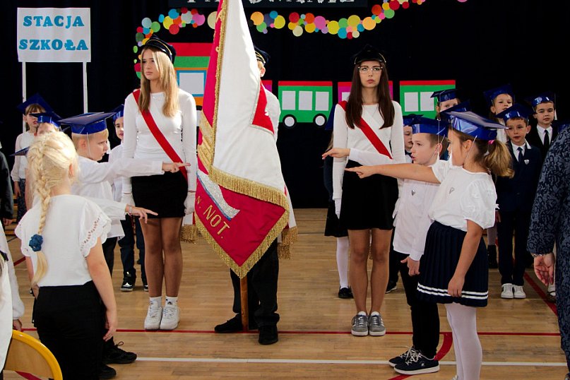 Pasowanie na pierwszoklasistów w Gminie Wyrzysk