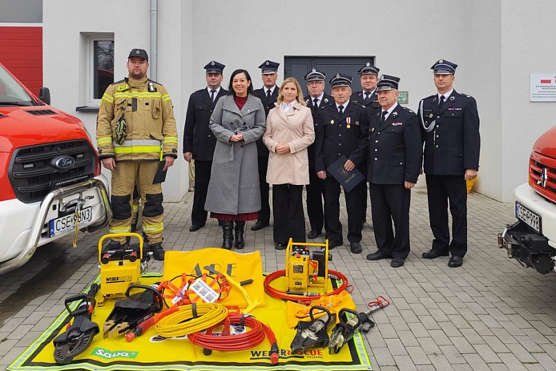 Narzędzia hydrauliczne dla OSP Kamień Krajeński i OSP Orzełek