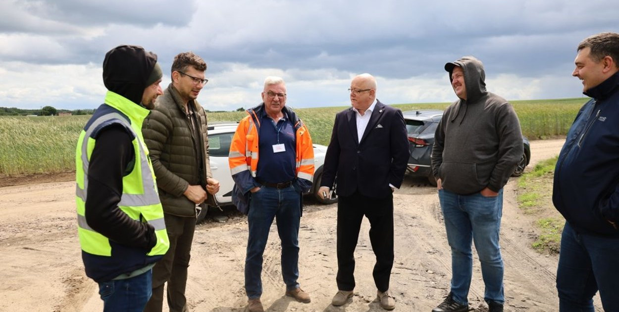 Odbiór drogi relacji Lutówko - Lutowo