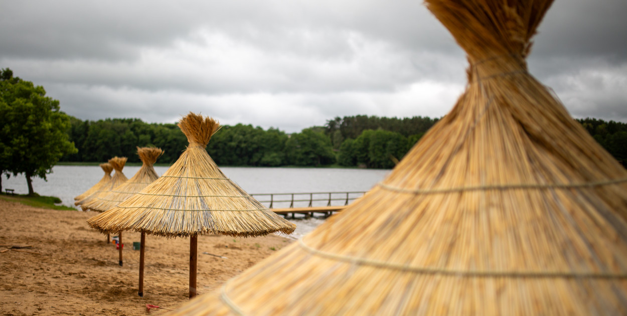Nowa atrakcja na plaży w Sępólnie Krajeńskim - fot. Szymon Szwochert