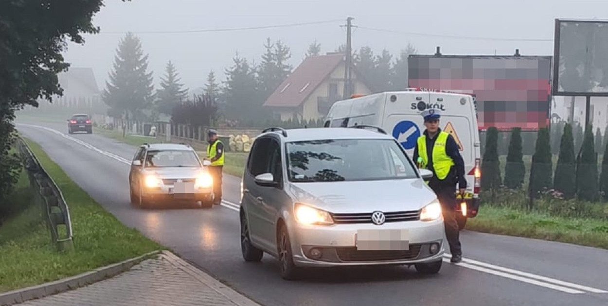 Podsumowanie akcji „Trzeźwy poranek” na terenie gminy Więcbork - fot. KPP Sępólno Krajeńskie