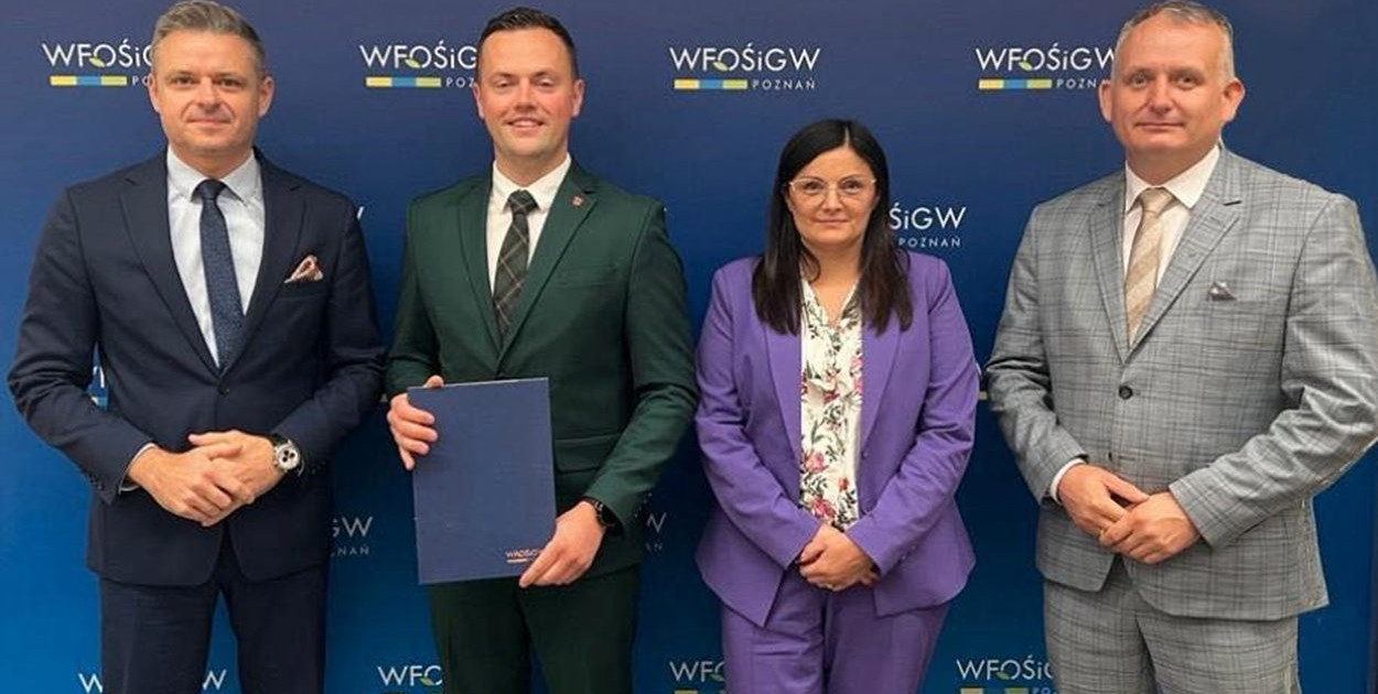 Powiat Złotowski z kolejnym wsparciem na rzecz ochrony środowiska - fot. Powiat Złotowski