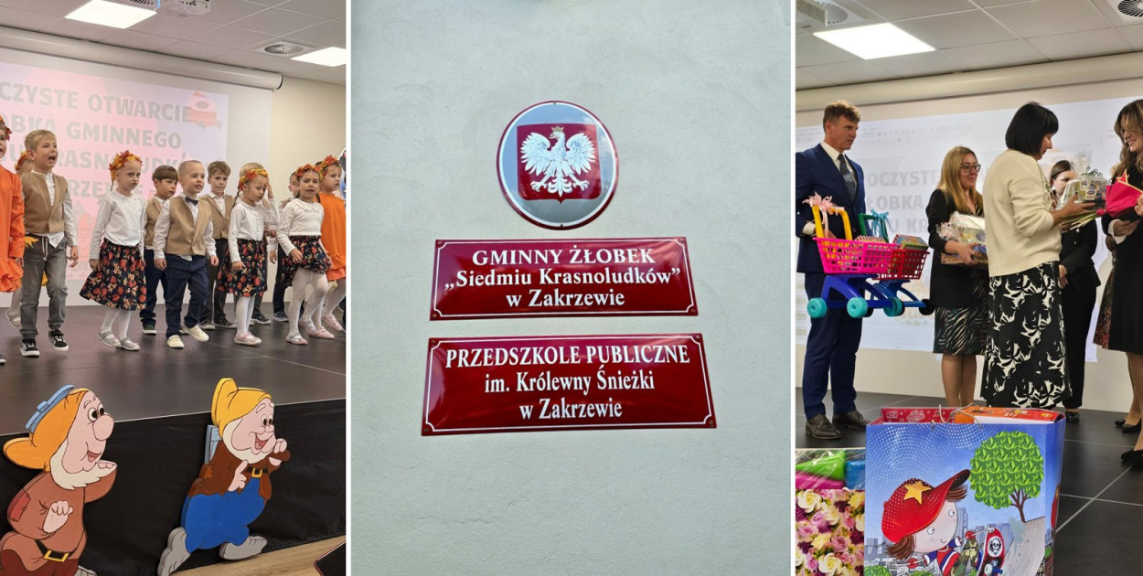 Uroczyste otwarcie Gminnego Żłobka Siedmiu krasnoludków w Zakrzewie - fot. Gmina Zakrzewo - Powiat Złotowski