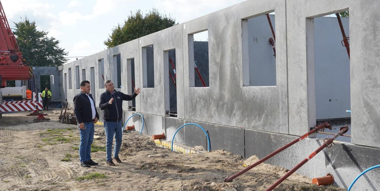 Nowe mieszkania socjalne powstają w Człuchowie - fot. UM Człuchów