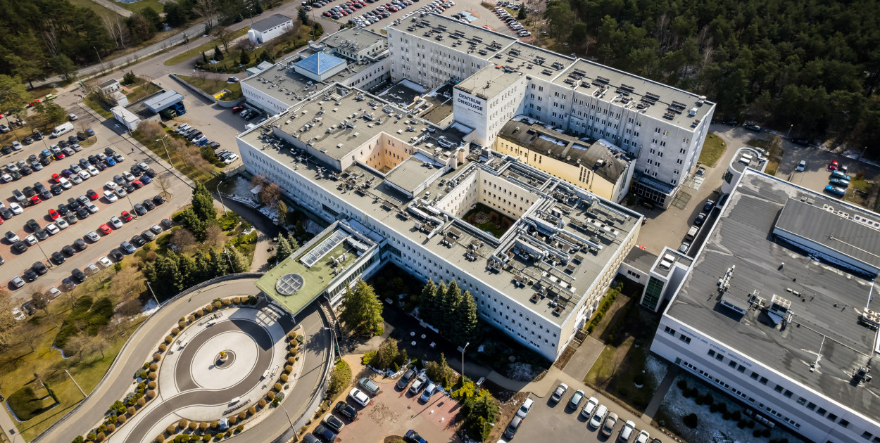 Centrum Onkologii z lotu ptaka - fot. Tomasz Czachorowski