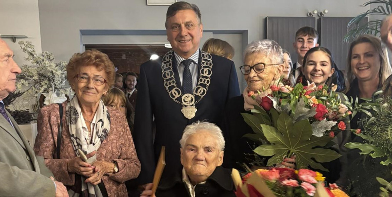 Człuchów - 100 lat pani Marianny Maroszek - fot. UM Człuchów