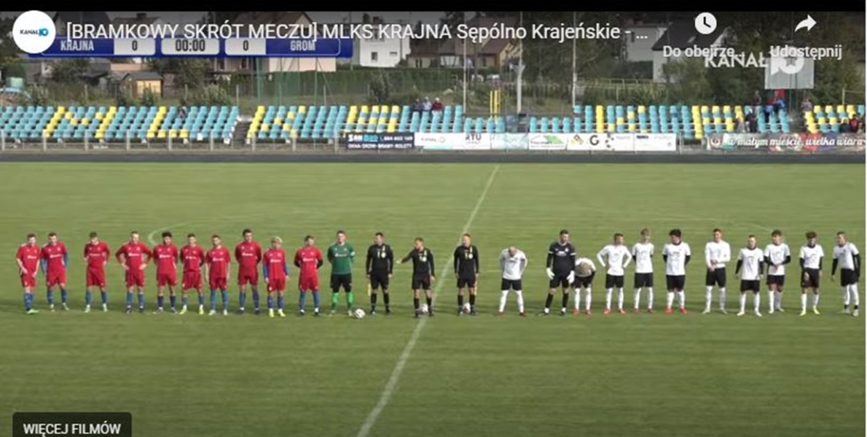 KRAJNA Sępólno Krajeńskie - MGLKS GROM Więcbork