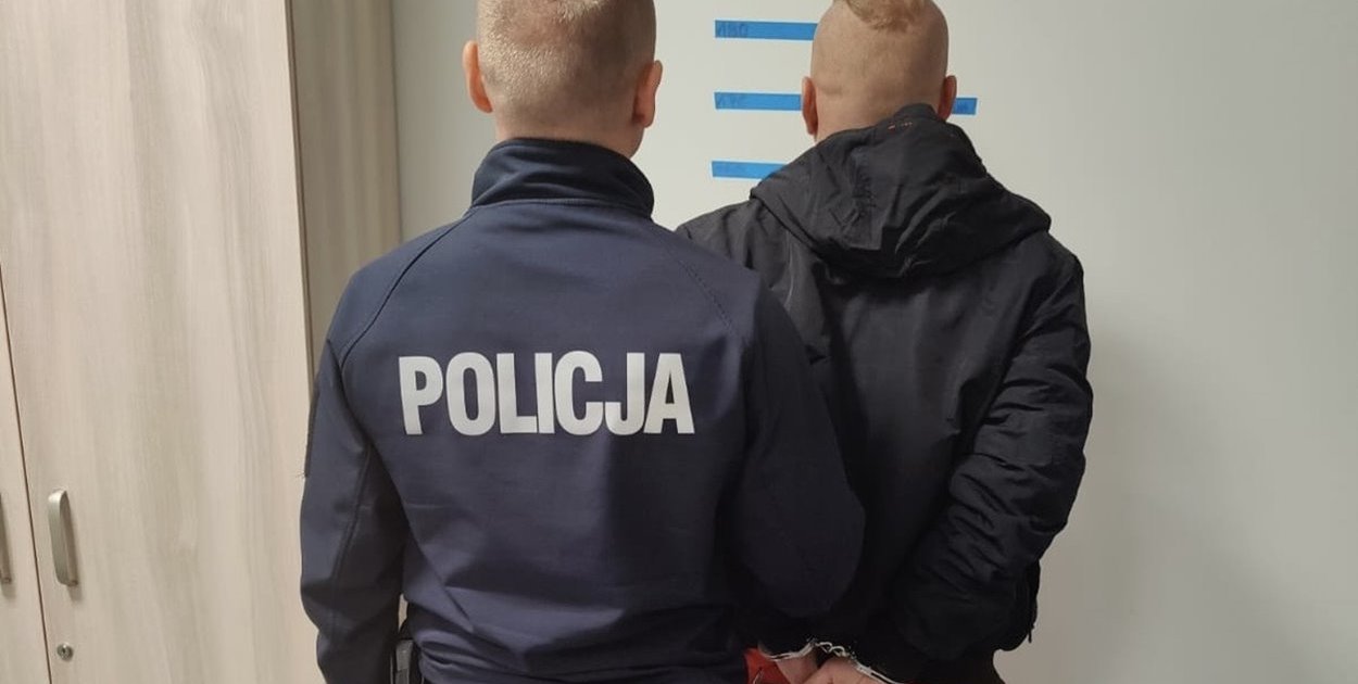Ujście Sprawca rozboju zatrzymany błyskawicznie - fot. KPP Piła