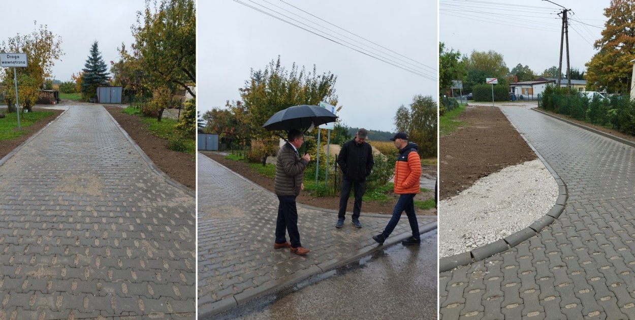 Kolejna inwestycja drogowa w Gminie Mrocza zakończona - fot. UG Mrocza