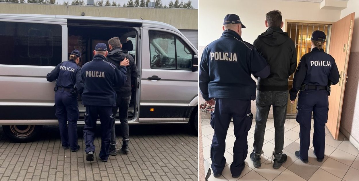 Człuchów-Dwóch poszukiwanych zatrzymanych tego samego dnia – skuteczna służba człuchowskich policjantów - fot. KPP Człuchów