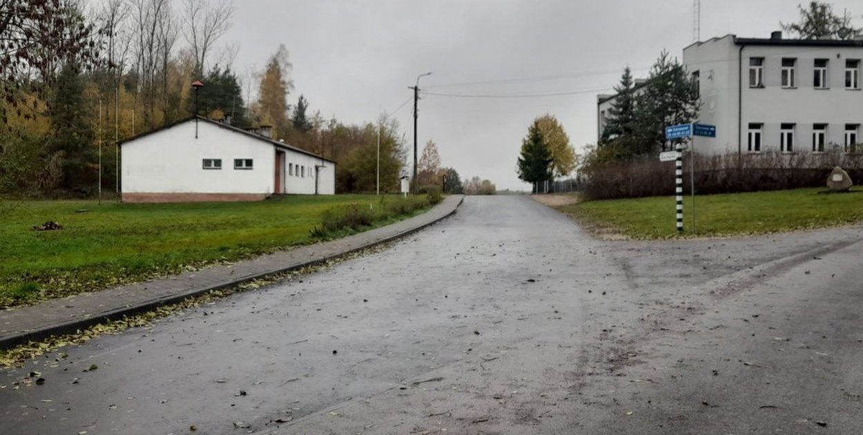 Powiat sępoleński Odbiór drogi w Zakrzewku, gm. Więcbork - fot. Powiat Sępoleński