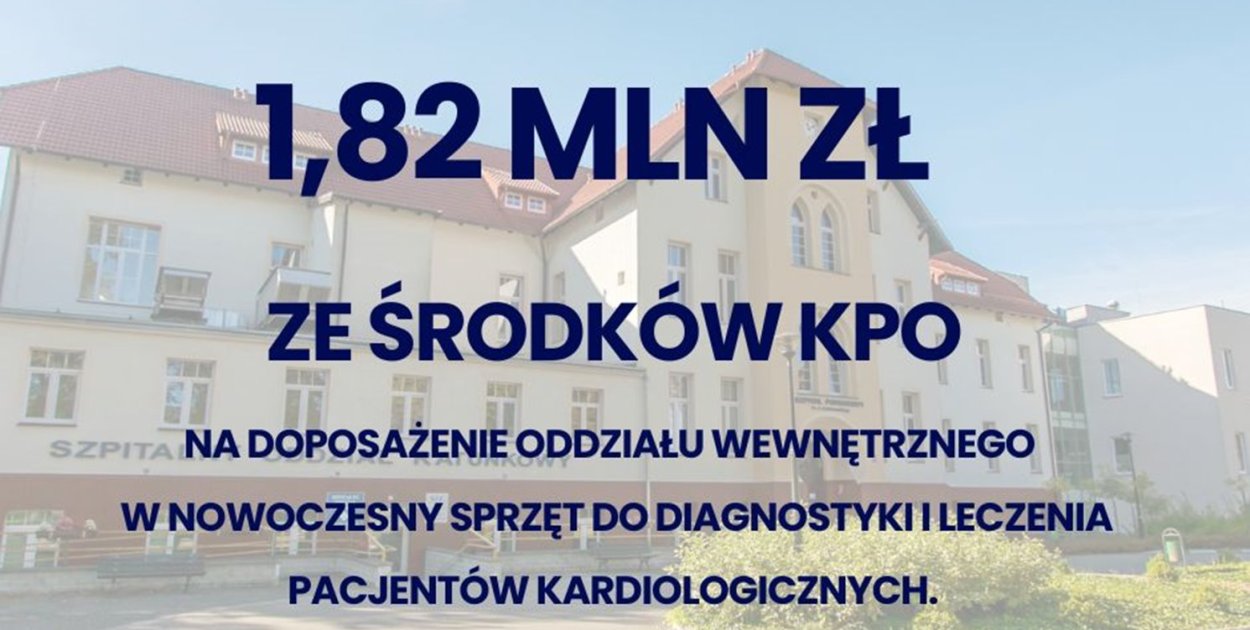 Szpital Powiatowy w Złotowie z nowym dofinansowaniem na sprzęt kardiologiczny
