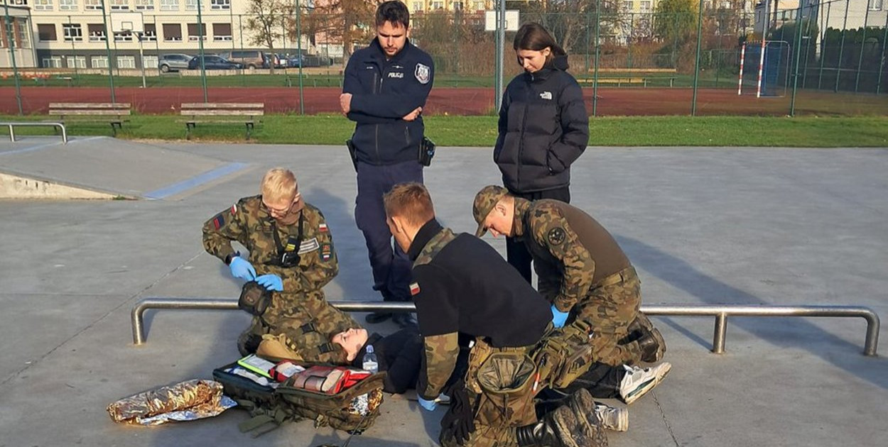 Koronowo IV Ogólnopolskie Zawody Klas Mundurowych w ratownictwie medycznym już za nami - fot. KMP Bydgoszcz