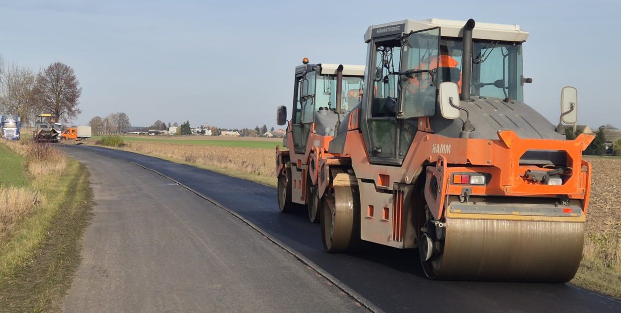 Rozpoczęła się modernizacja drogi powiatowej Witrogoszcz - Luchowo, w gminie Łobżenica - fot. Powiat Pilski