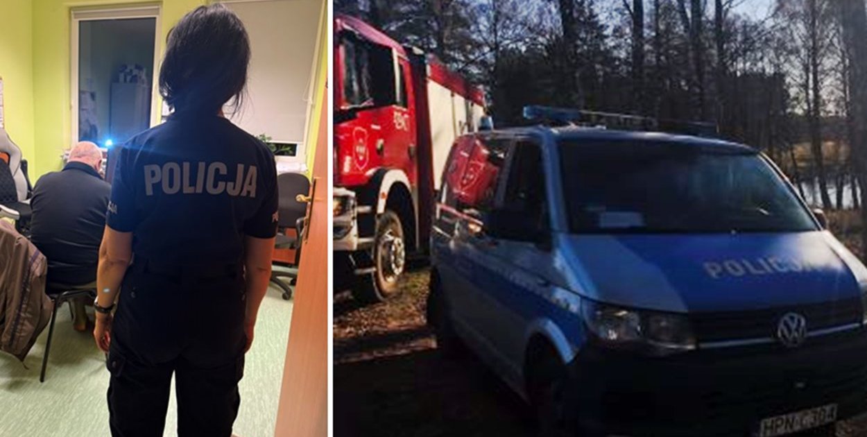 z broni myśliwskiej zastrzelił dwa należące do niego psy - fot. KPP Człuchów