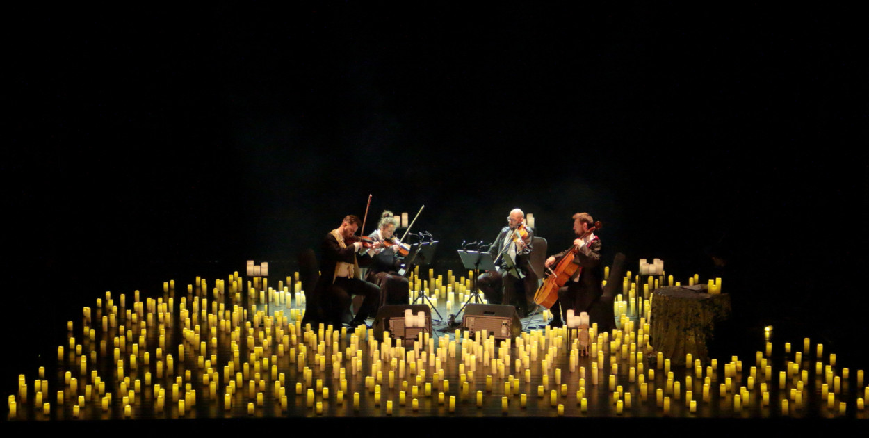 Magiczny wieczór „Symfonii Magii – Koncertu w Świetle Tysiąca Świec” w Sępólnie Krajeńskim - fot. Katarzyna Śmigiel-Wilkowska