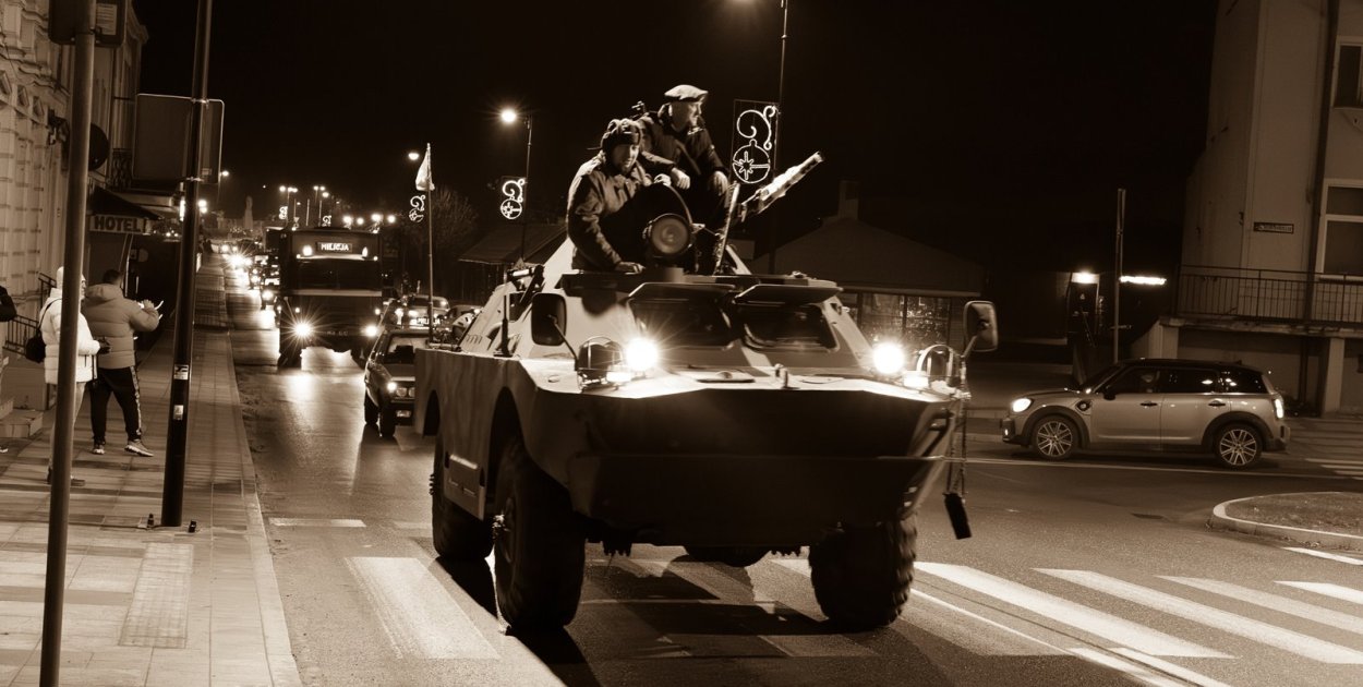 inscenizacja stanu wojennego w Sępólnie Krajeńskim