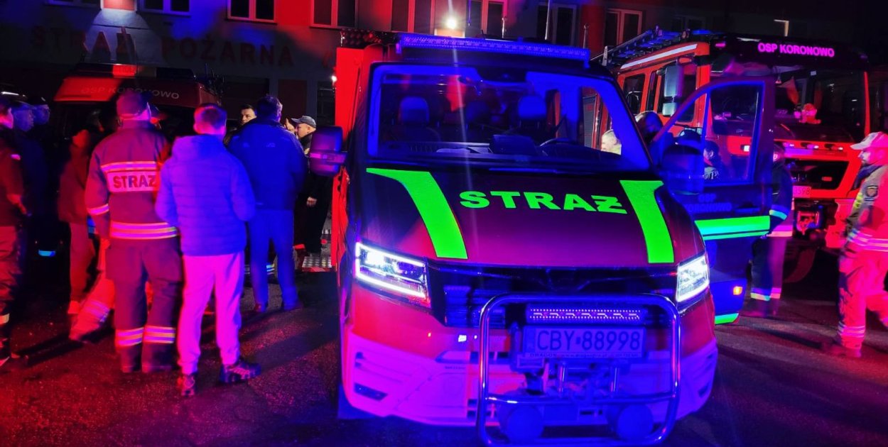 OSP Koronowo ma nowy samochód - fot. UM Koronowo