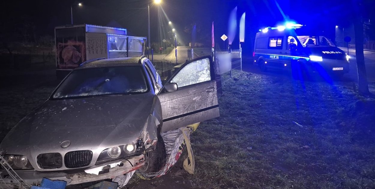 Szydłowo Nietrzeźwy kierowca BMW spowodował kolizję
