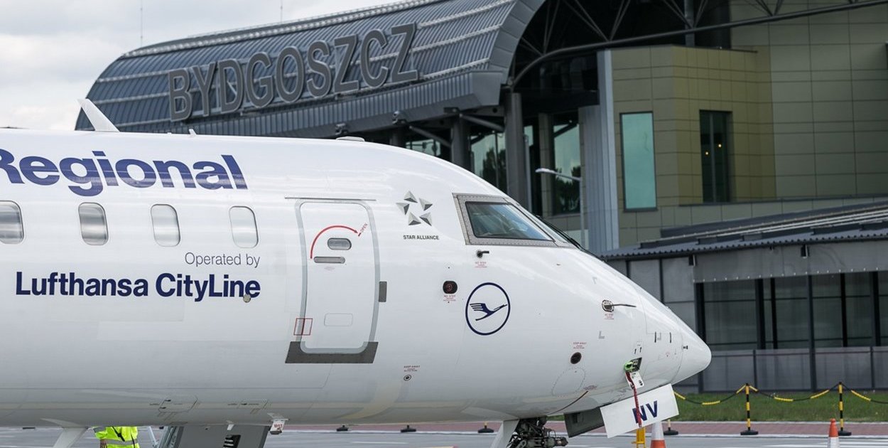 Port Lotniczy Bydgoszcz z rekordowym wynikiem - Fot. Filip Kowalkowski dla UMWKP