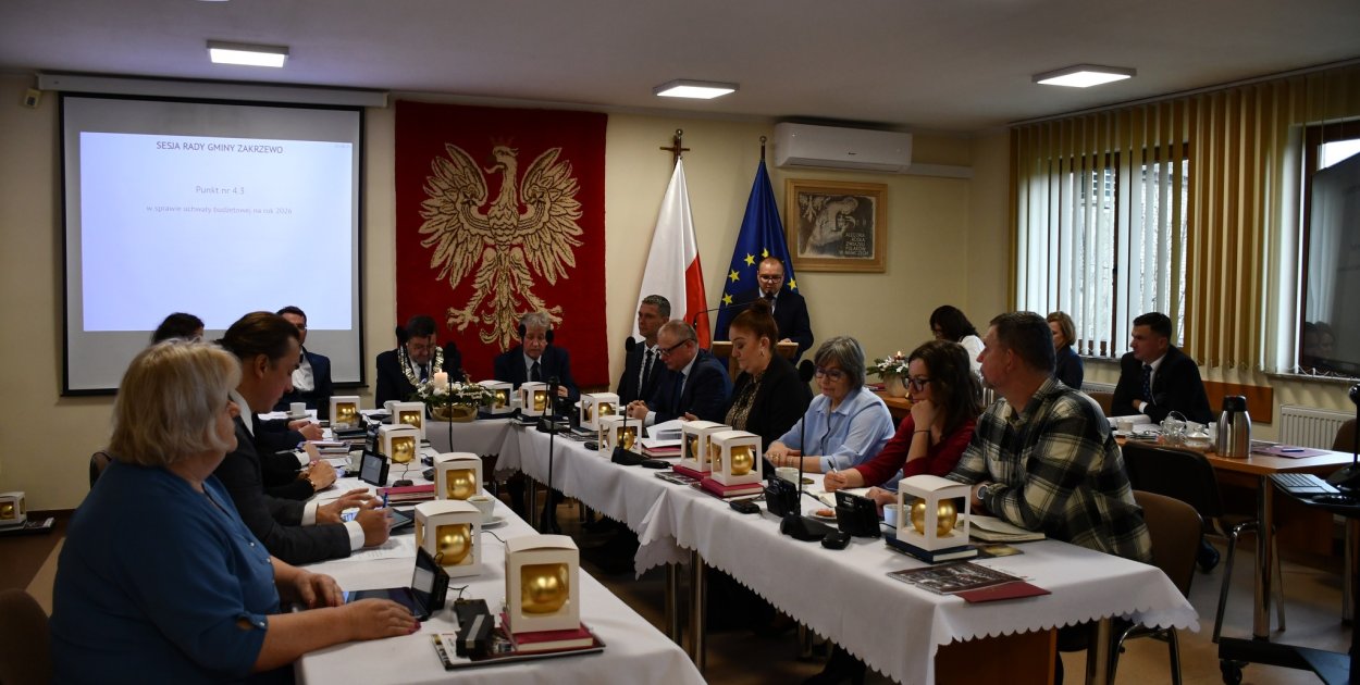 Budżet Gminy Zakrzewo na rok 2026 przyjęty jednogłośnie - fot. Gmina Zakrzewo