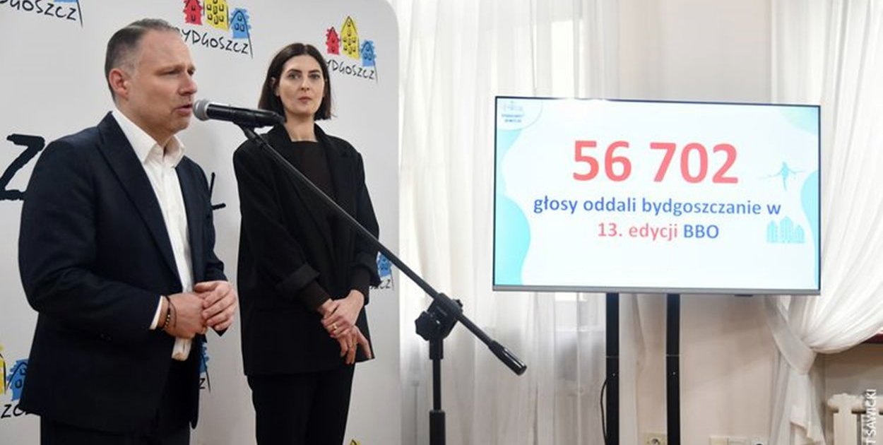 Bydgoszcz Poznaliśmy wyniki Bydgoskiego Budżetu Obywatelskiego - fot. Miasto Bydgoszcz