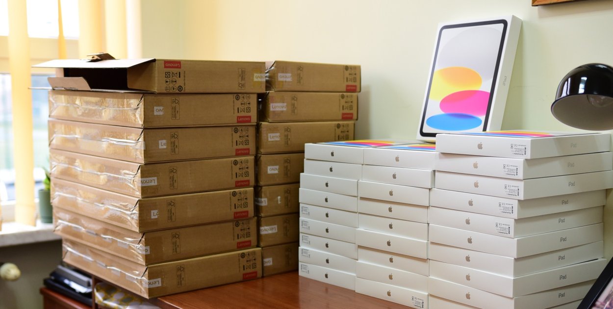 Cyfrowa rewolucja w szkołach Gminy i Miasto Jastrowie - fot. GiM Jastrowie