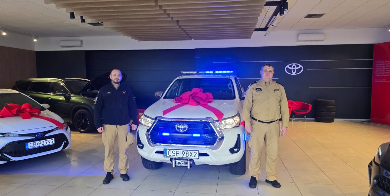 Nowy samochód rozpoznawczo-ratowniczy dla KP PSP w Sępólnie Krajeńskim - fot. KP PSP Sępólno Krajeńskie