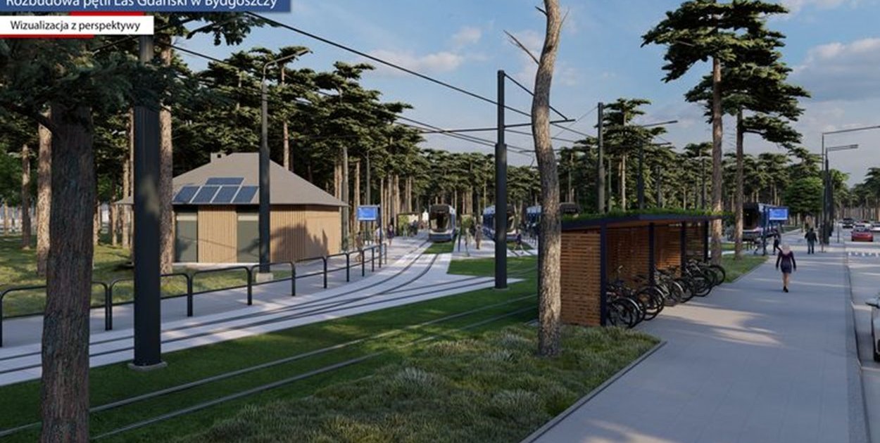 Bydgoszcz Wkrótce ruszą prace przy rozbudowie pętli w Lesie Gdańskim - fot. Miasto Bydgoszcz