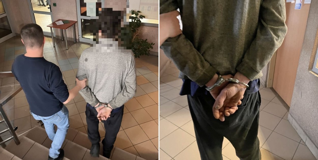 Człuchów: Sprawca rozboju w rękach Policji - fot. KPP Człuchów