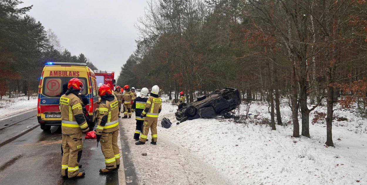 Groźny wypadek na DK-25. Ucierpieli mieszkańcy gminy Więcbork