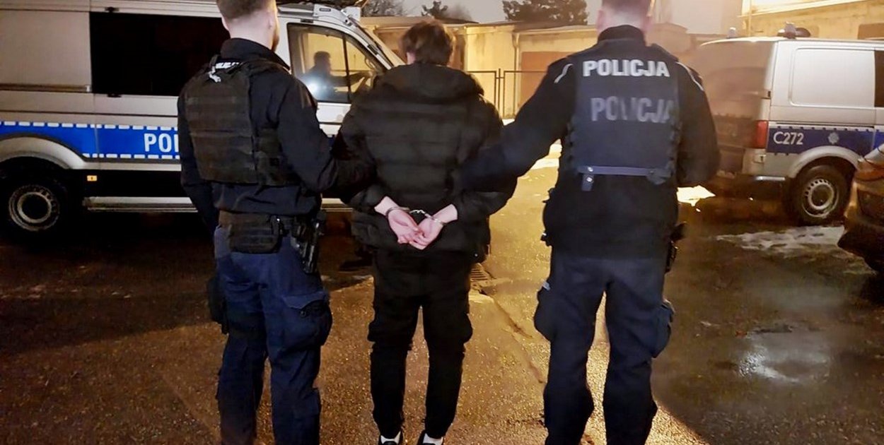 Zatrzymanie agresywnego 31-latka w Bydgoszczy