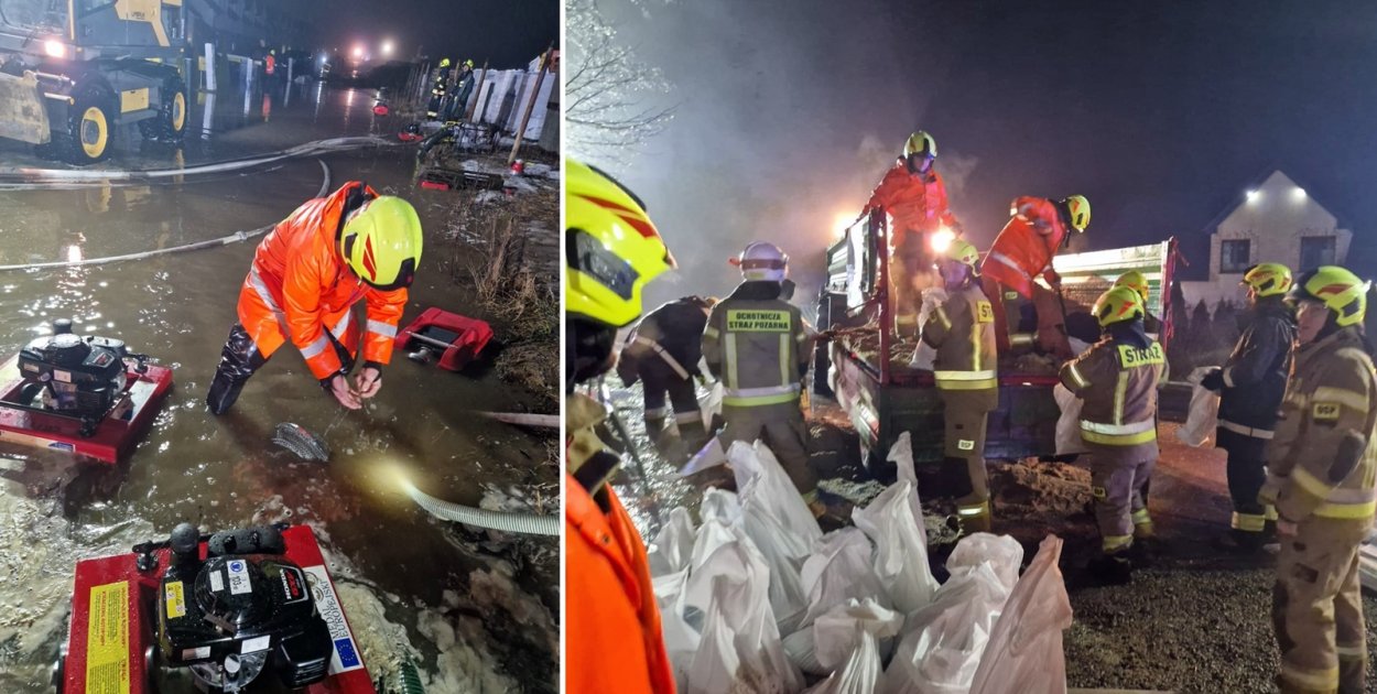Powiat złotowski: Intensywne działania w związku z roztopami i opadami