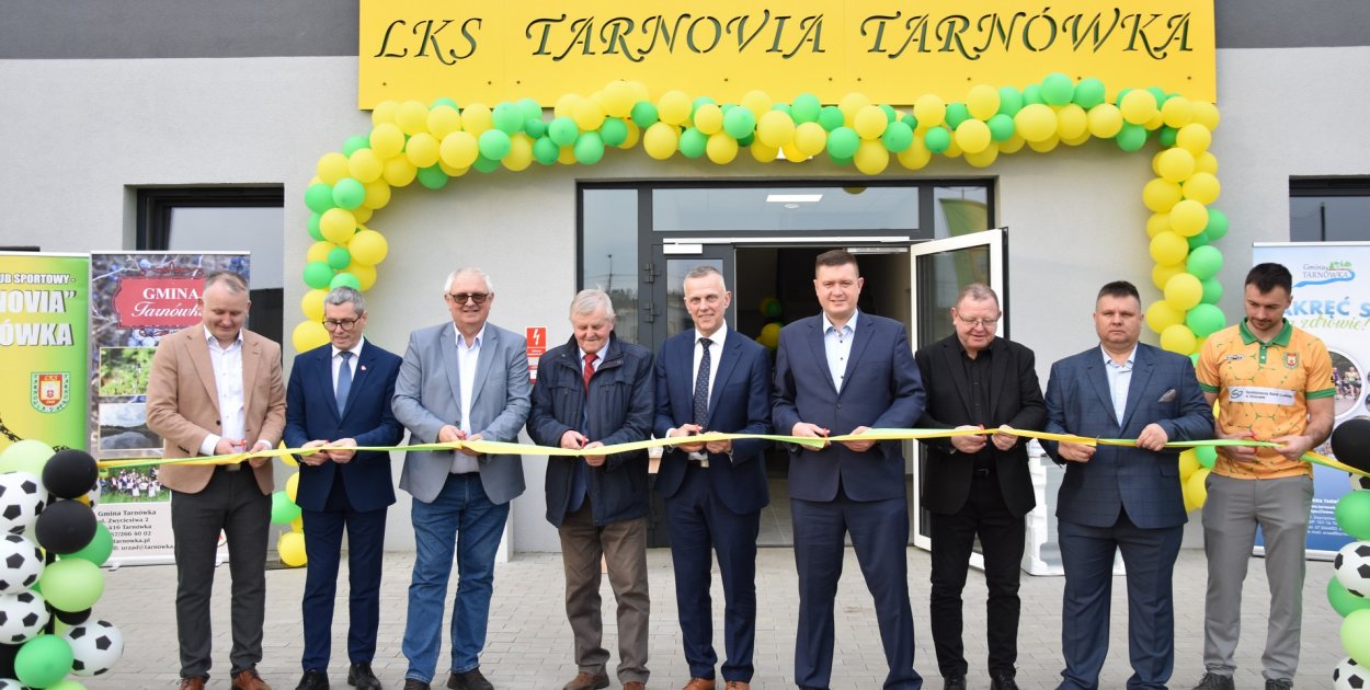 Uroczyste otwarcie budynku socjalno-gospodarczego przy boisku sportowym w Tarnówce